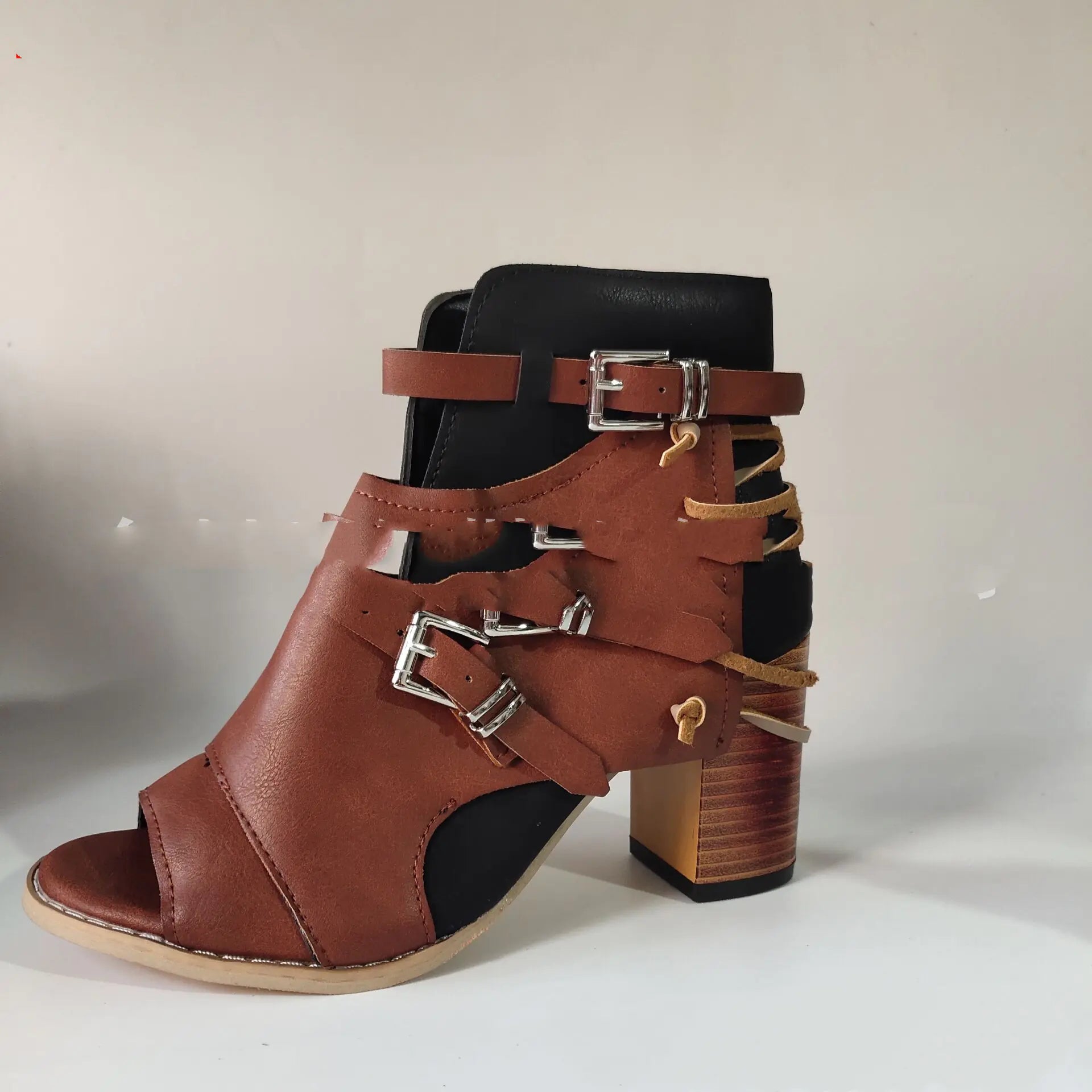 Roman Style Plus Size Women's Wedge Heel Sandals