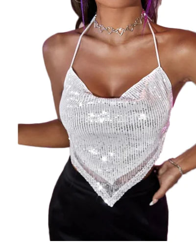 Diamond-Embellished Top