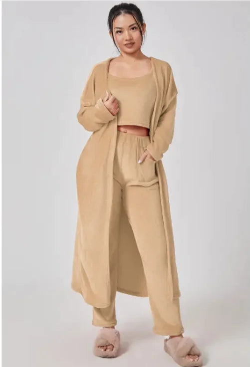 Women's 3-Piece Cozy Winter Lounge Set