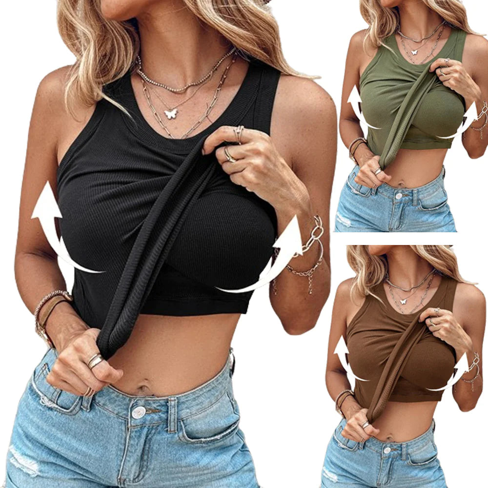 Women’s Solid Color Tank Vest