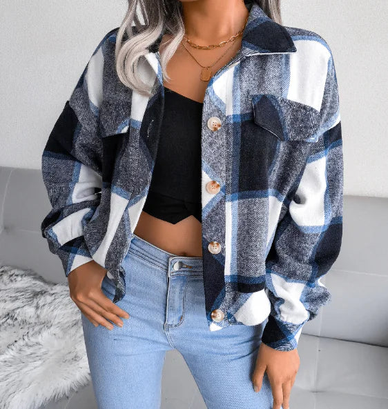 WOLFF Checkered Cardigan