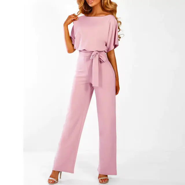 Elegant Summer Jumpsuit with Wide Legs