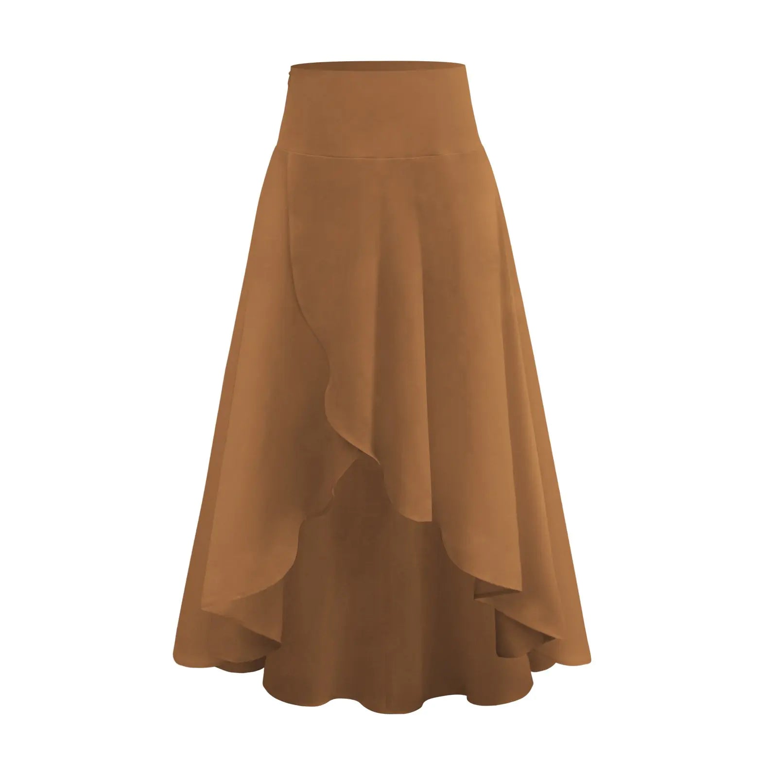 Women's Irregular Ruffle Skirt in Fashionable Style