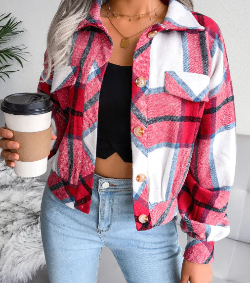 WOLFF Checkered Cardigan