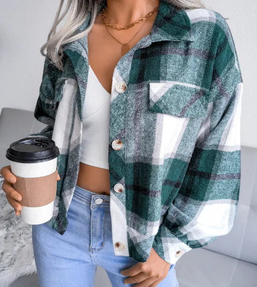 WOLFF Checkered Cardigan