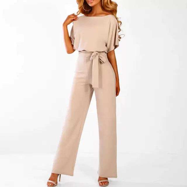 Elegant Summer Jumpsuit with Wide Legs