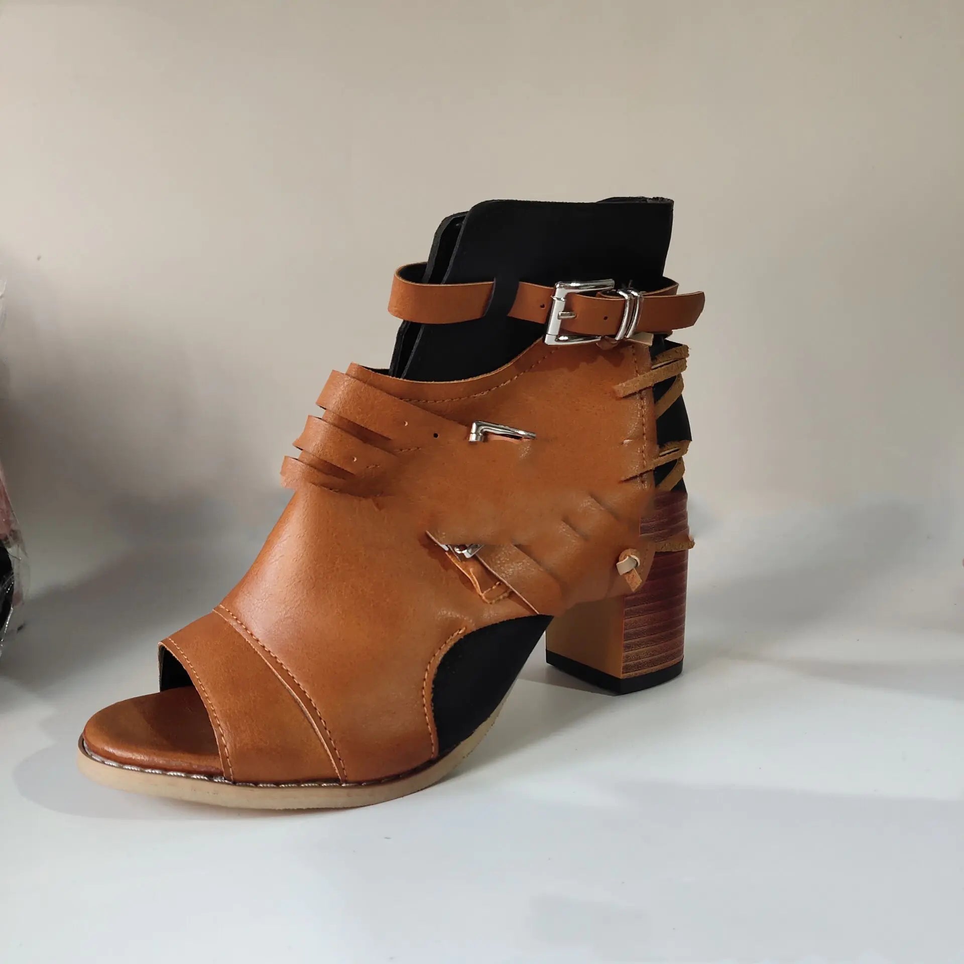 Roman Style Plus Size Women's Wedge Heel Sandals