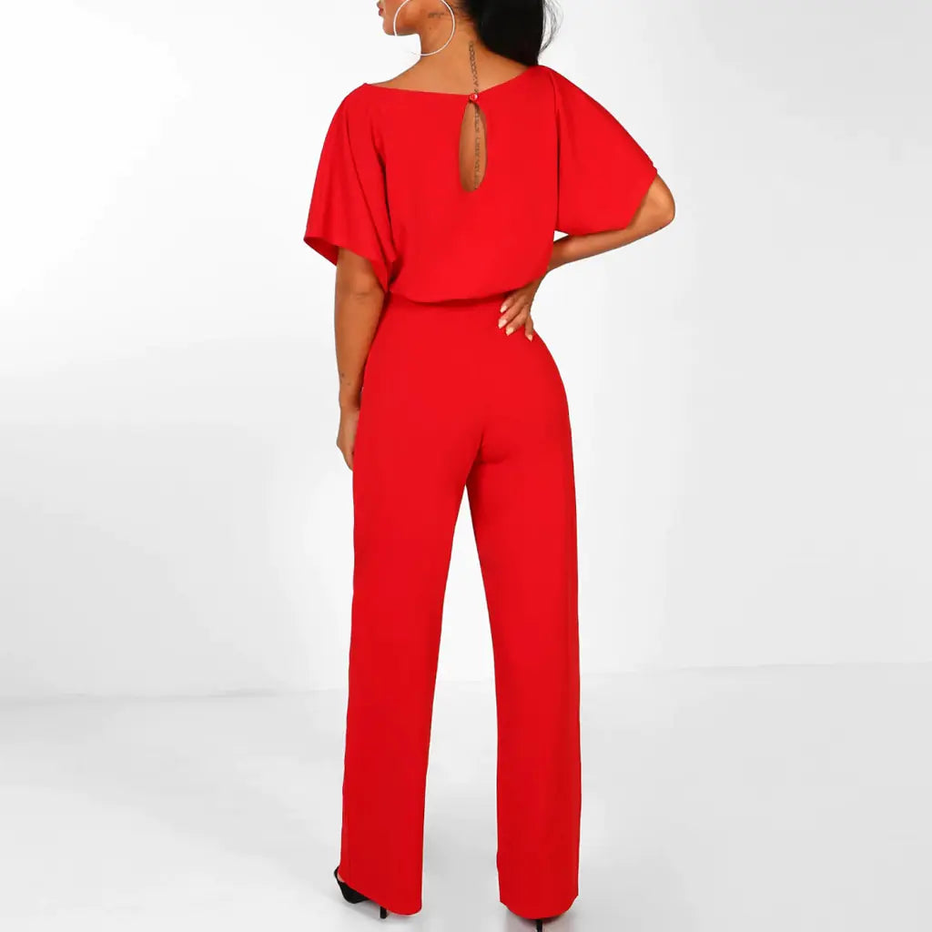 Elegant Summer Jumpsuit with Wide Legs