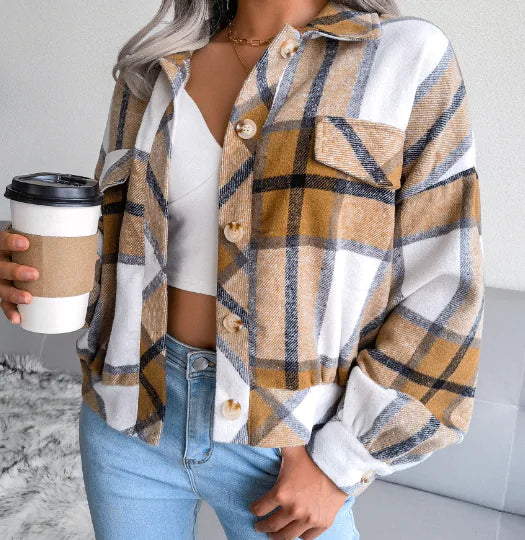 WOLFF Checkered Cardigan