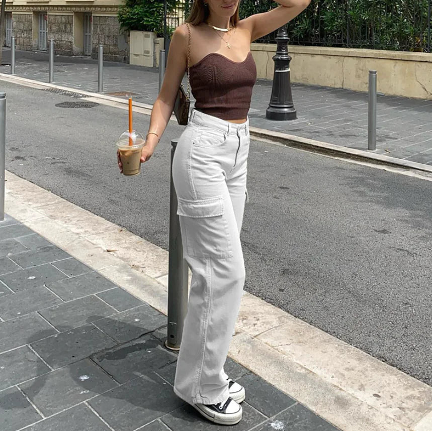 Women's Straight Cotton Jeans