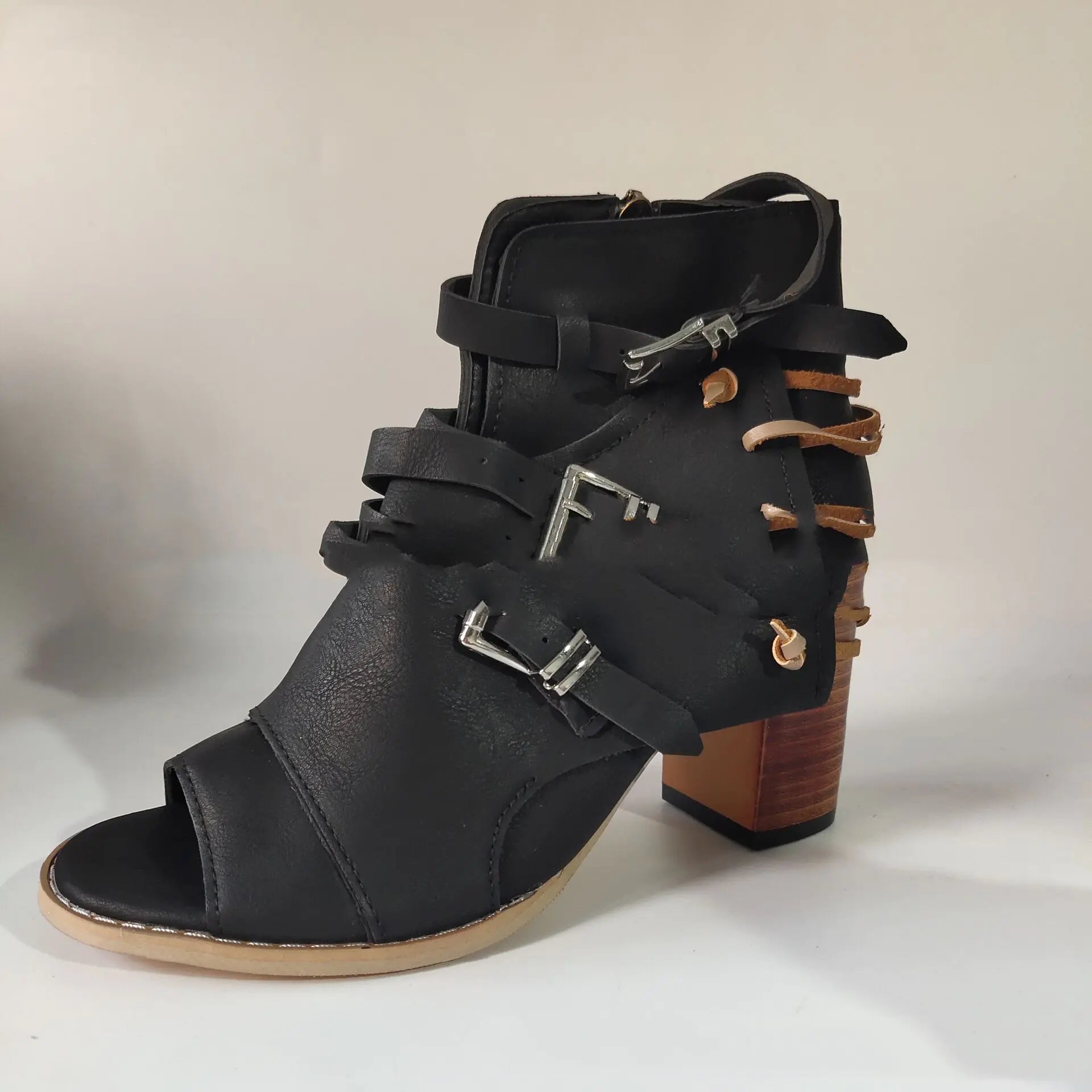 Roman Style Plus Size Women's Wedge Heel Sandals