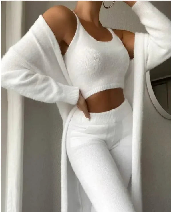 Women's 3-Piece Cozy Winter Lounge Set