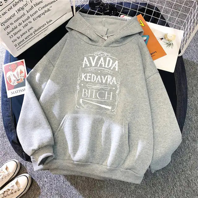 Oversized Printed Women’s Sweatshirt for Autumn