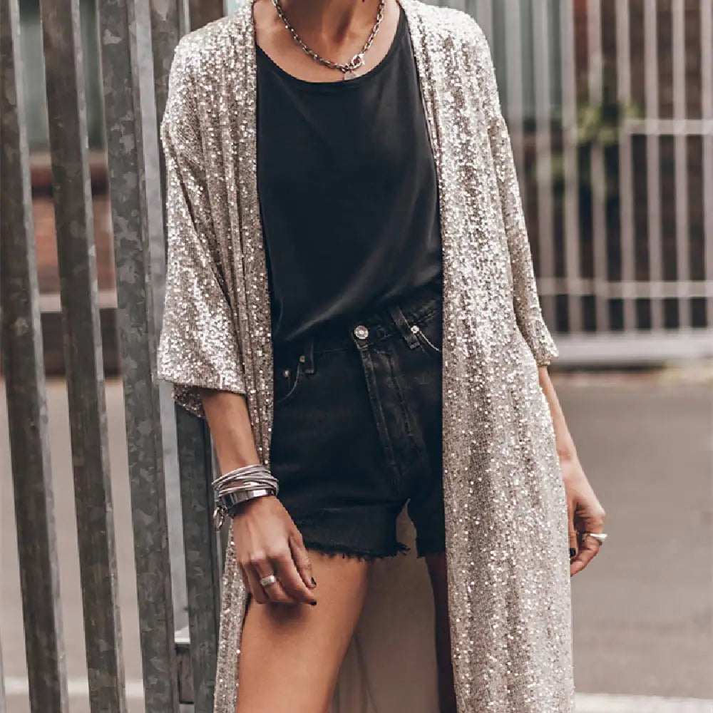Sequin Cardigan