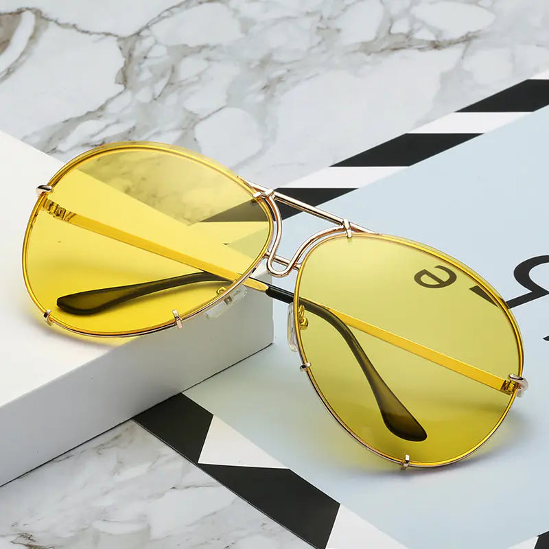 Retro Oversized Sunglasses for Ocean Style
