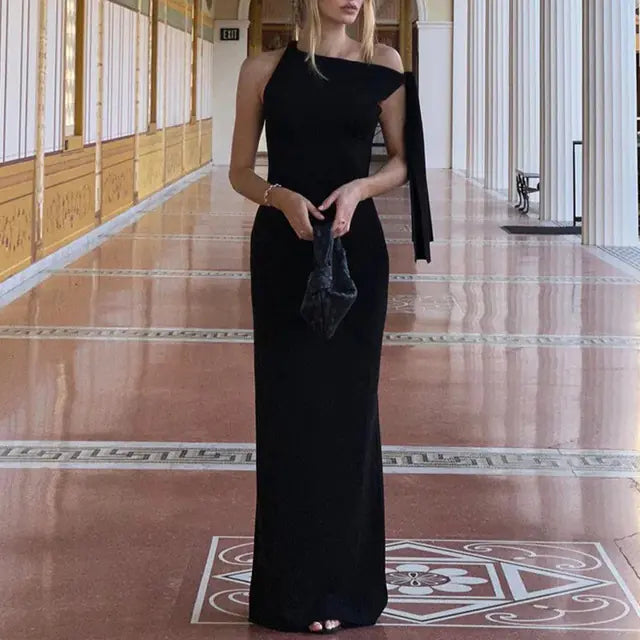 Elegant Summer Women’s Sleeveless Slim Party Dress