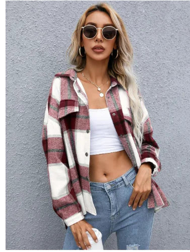 WOLFF Checkered Cardigan