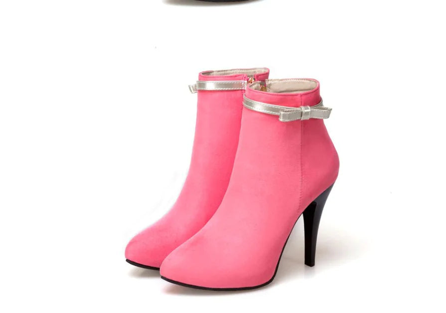 Naked Boots with Bow