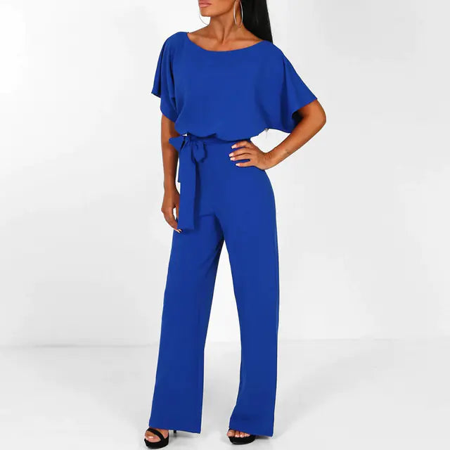 Elegant Summer Jumpsuit with Wide Legs
