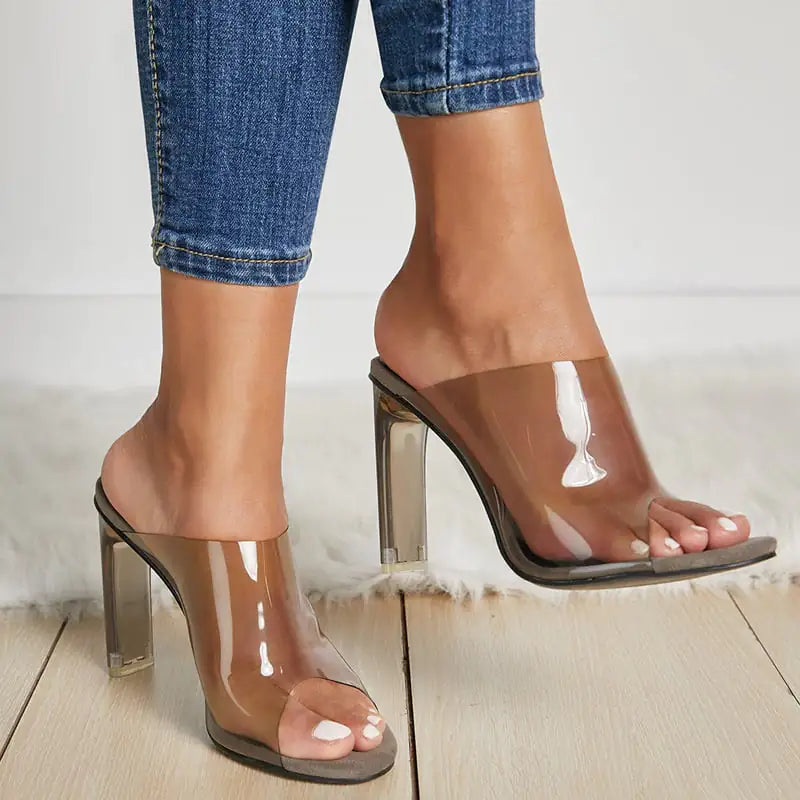 Transparent Crystal Sandals