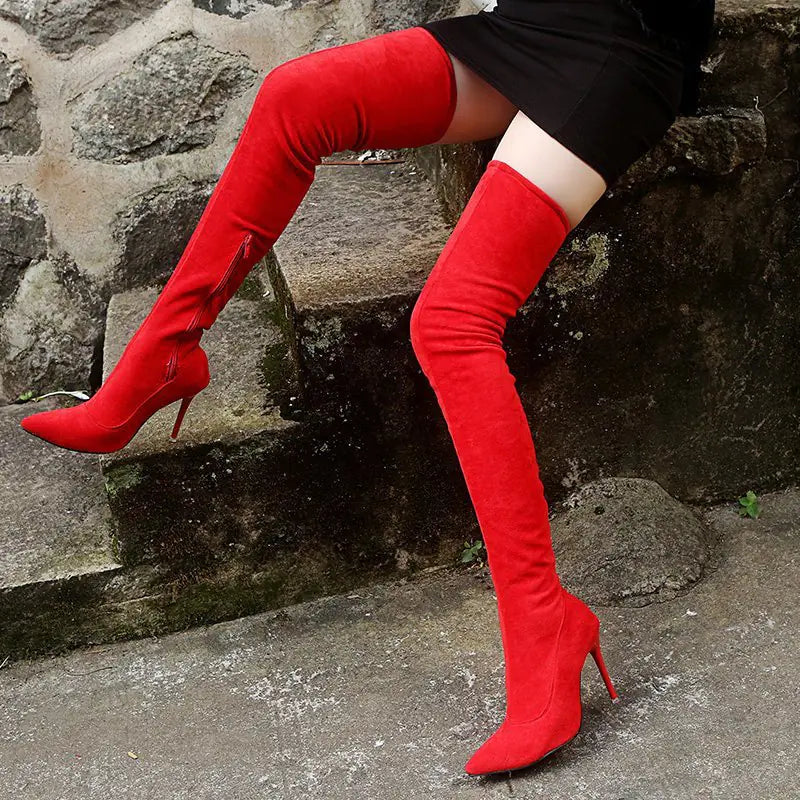High Heel Over-the-Knee Boots