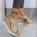 Roman Style Wedge Heeled Sandals