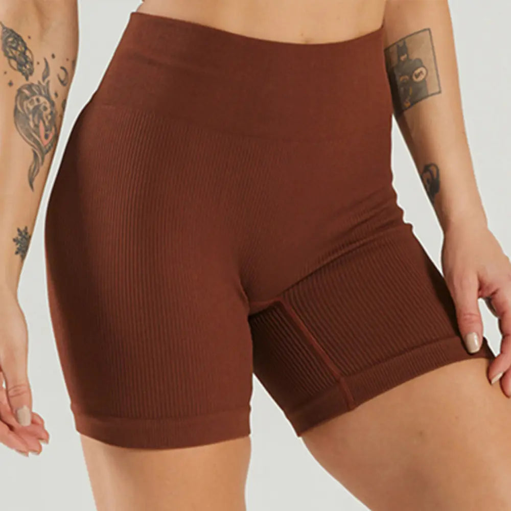 Seamless High-Stretch Sports Bra and Yoga Set