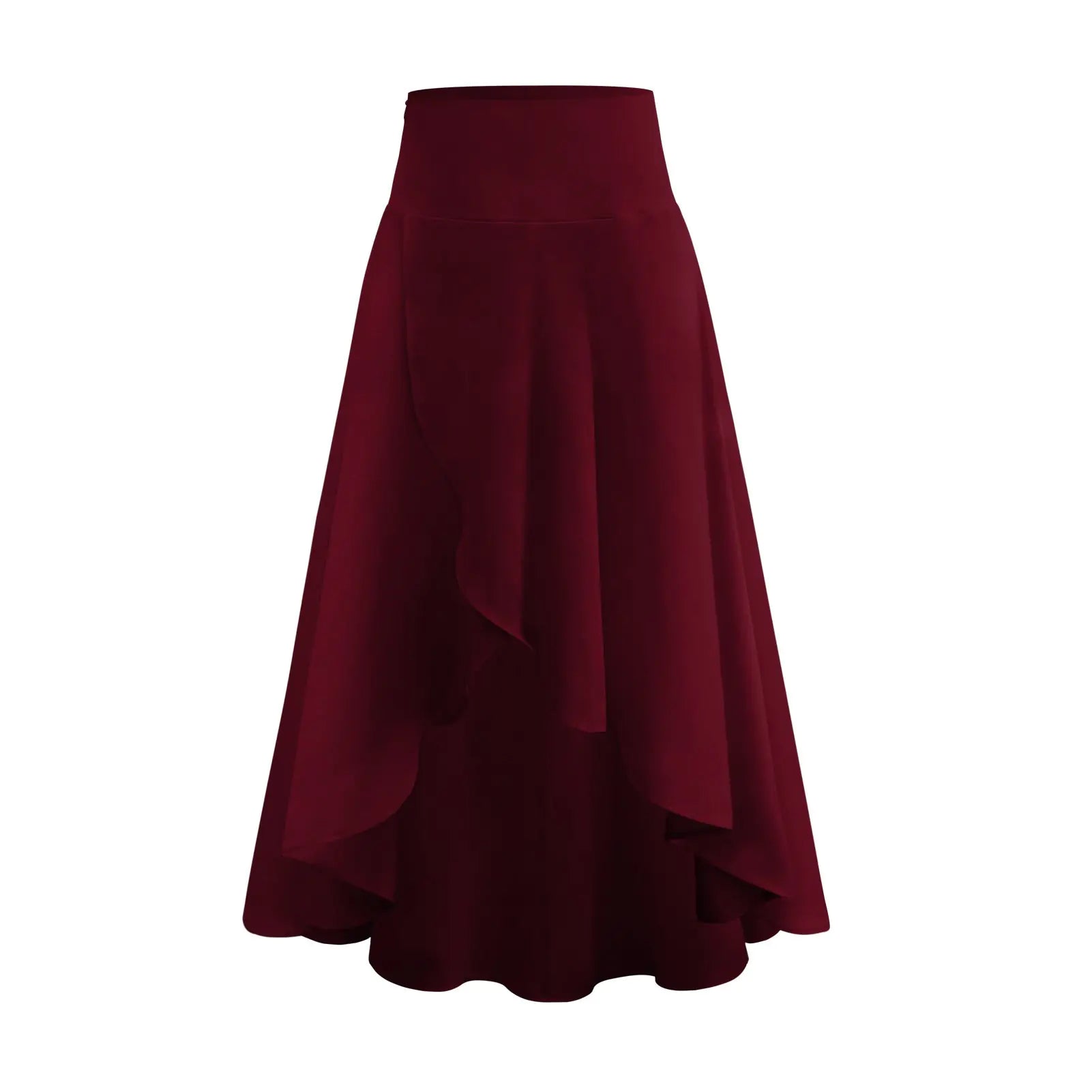 Women's Irregular Ruffle Skirt in Fashionable Style