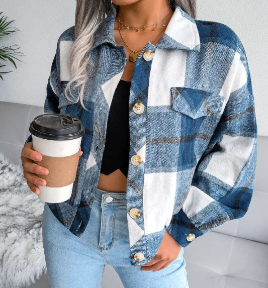 WOLFF Checkered Cardigan