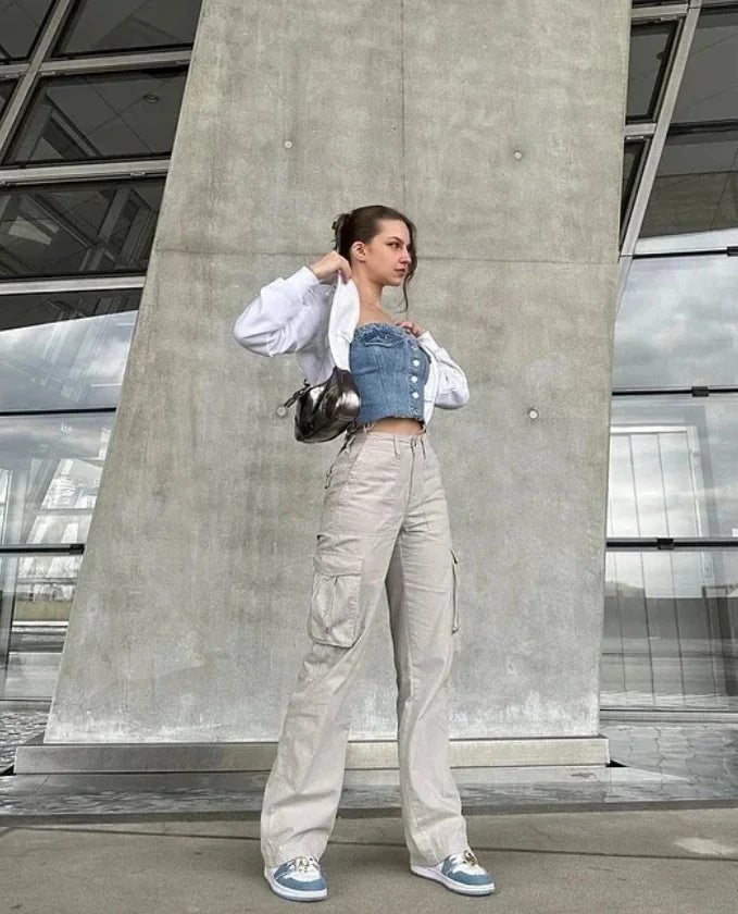 Women's Straight Cotton Jeans