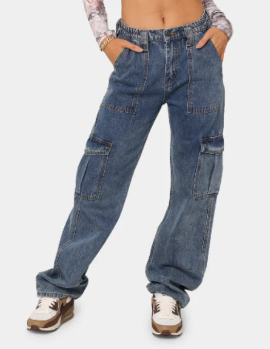 Women's Straight Cotton Jeans