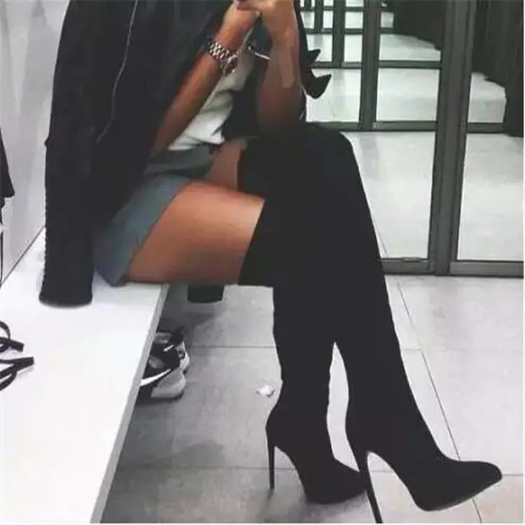 High Heel Over-the-Knee Boots
